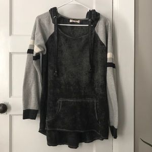 Very soft multi color oversized hoodie